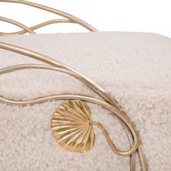 Кресло Нимфея Какао Айвори