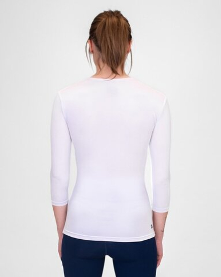 ОДЕЖДА ДЛЯ ТЕННИСА Женская, Футболка с рукавом BIDI BADU CREW V NECK .