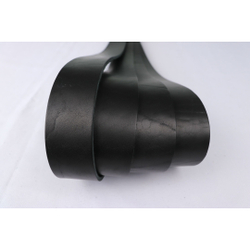 Ременная заготовка графит с финишной отделкой гладкая