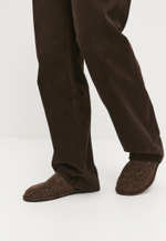 Лоферы // Ivana // Chocolate // Fluffy