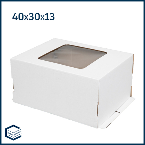 Коробки для торта, гофрокартон, 400х300х130 мм.