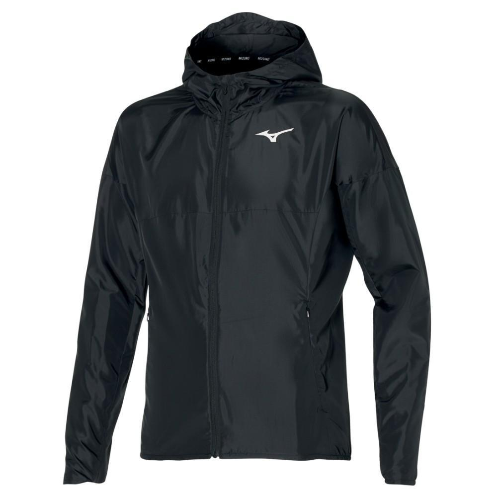 Mizuno Training Hooded Jacket black (black zipper)