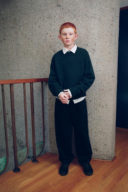 ZARA ДЖИНСЫ СВОБОДНОГО КРОЯ, СИНИЙ