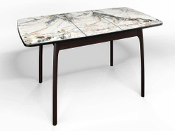 Стол СМ-6 Флорида опора массив изогнутая венге