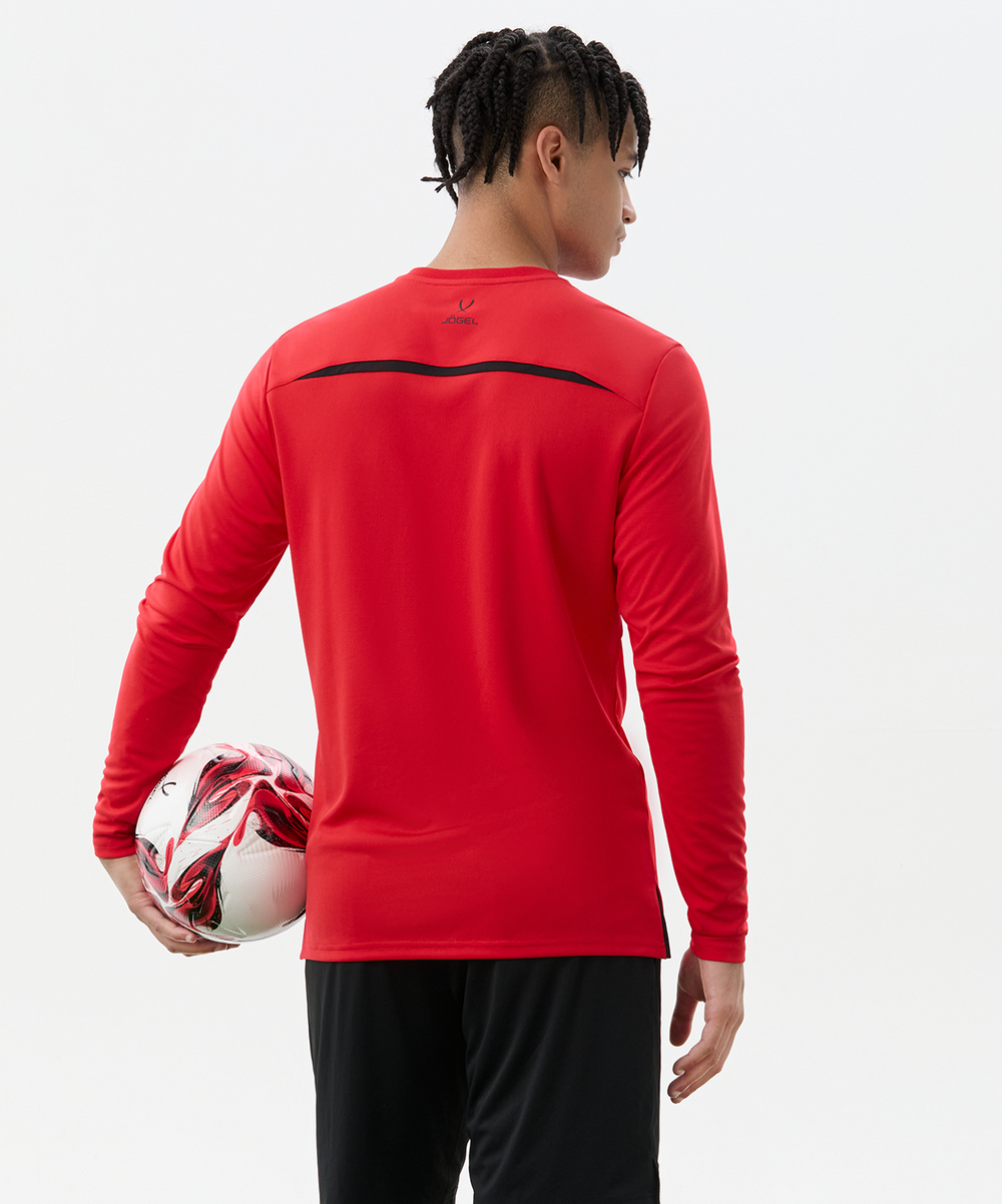 Футболка судейская с длинным рукавом DIVISION PerFormDRY Referee LS Tee, красный