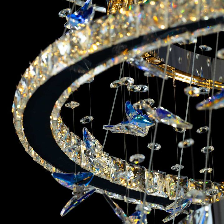 Люстра хрустальная с пультом Citilux ETERA CL322090