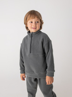 Олимпийка флисовая на молнии "Графитовый"