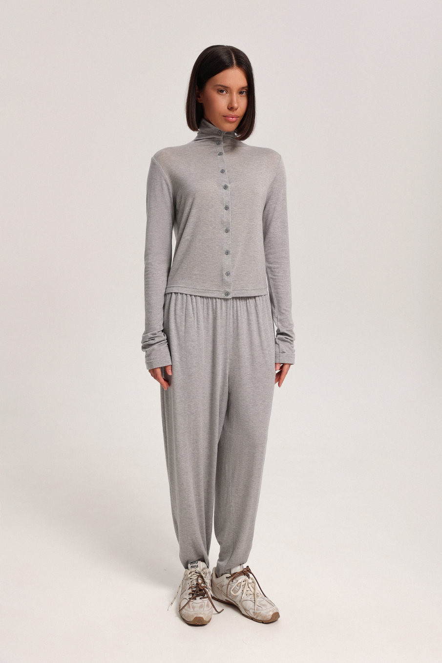 Кардиган из тонкого трикотажа