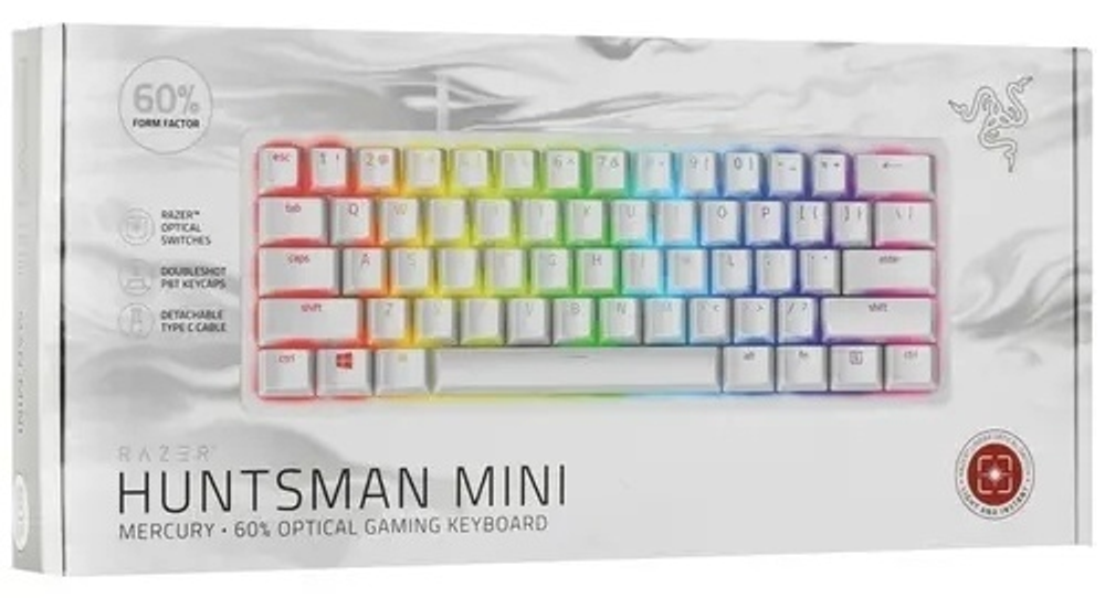 Клавиатура Razer Huntsman Mini RZ03-03392200-R3R1 белый