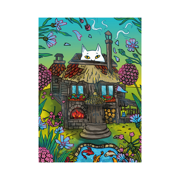 Открытка "Котодом"