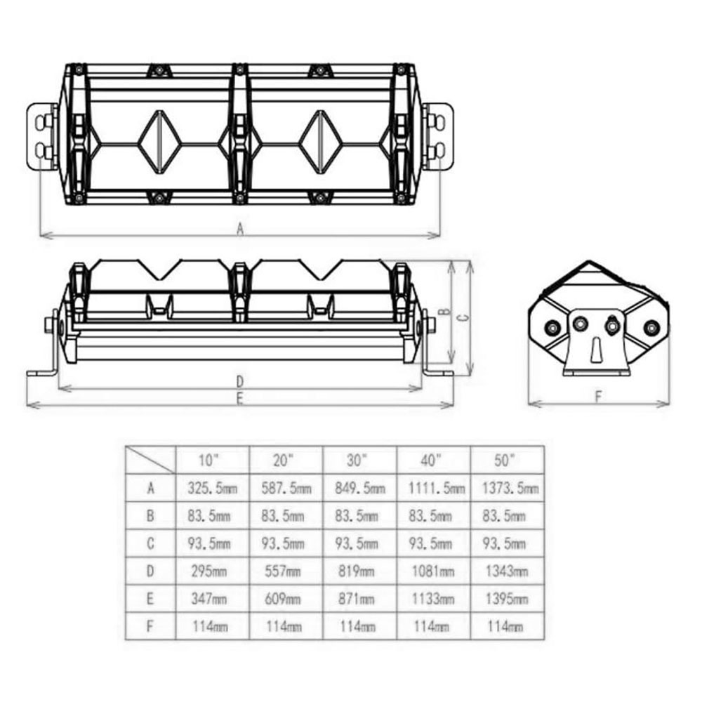 Фара Aurora 10" адаптивного белого света ALO-N-10 (черная)