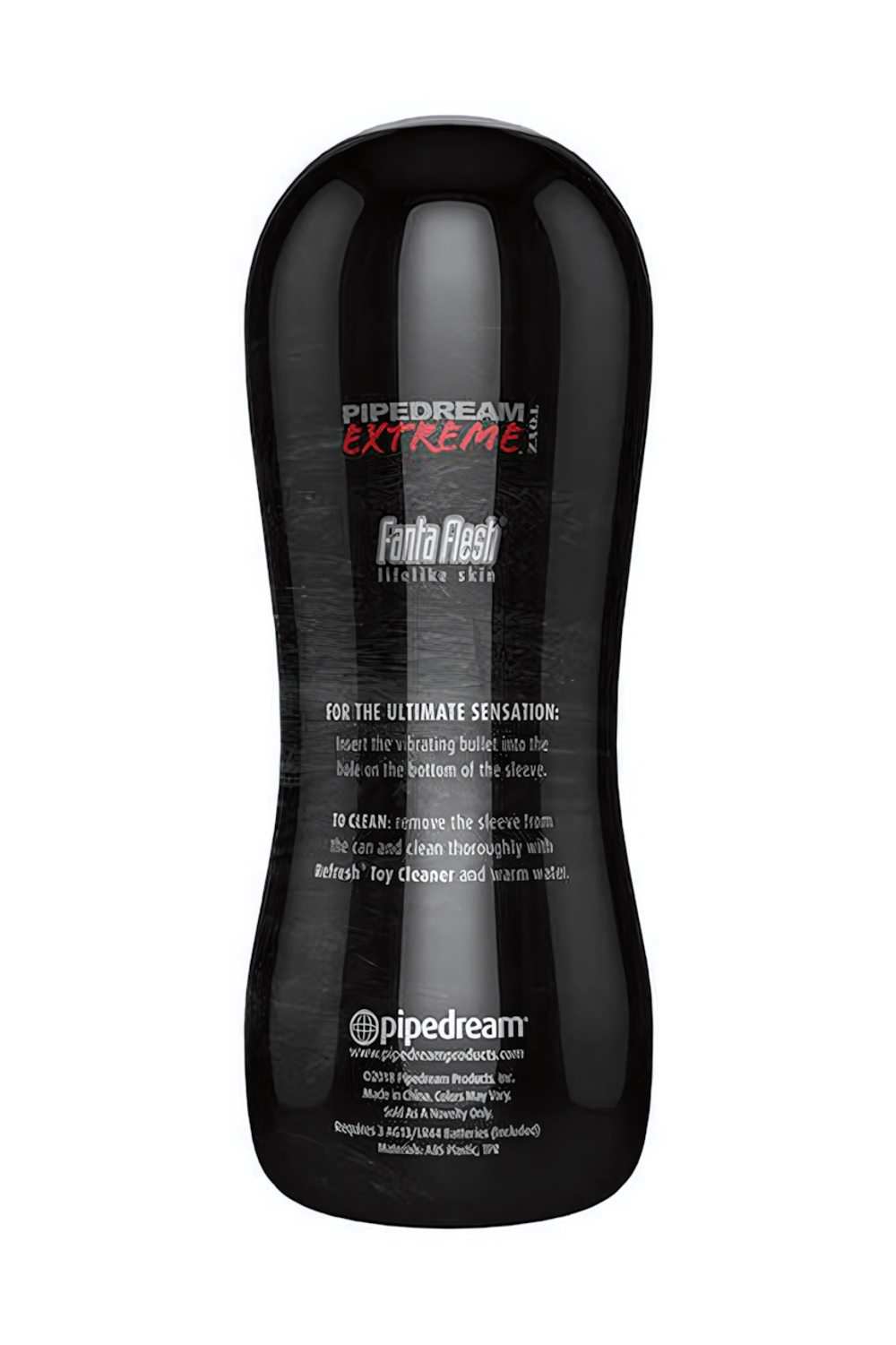 Мастурбатор в виде вагины PDX Elite Vibrating Pussy Stroker (Цвет: черный , телесный)