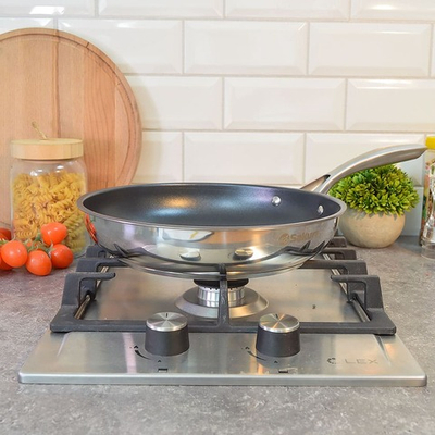 Сковорода 26см "Grand", нерж, покрытие Xylan, индукция, черная