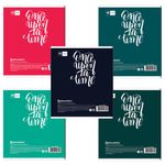 Тетрадь А5, 48 л., BRAUBERG ЭКО, линия, обложка картон, ВИНТАЖ, 403030, 5шт