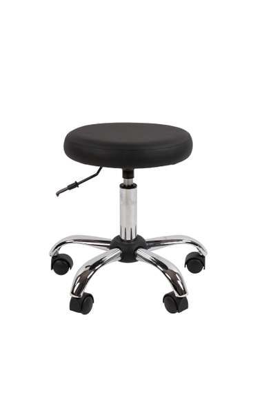 Мобильный стул   Chairman 001 экопремиум черный хром