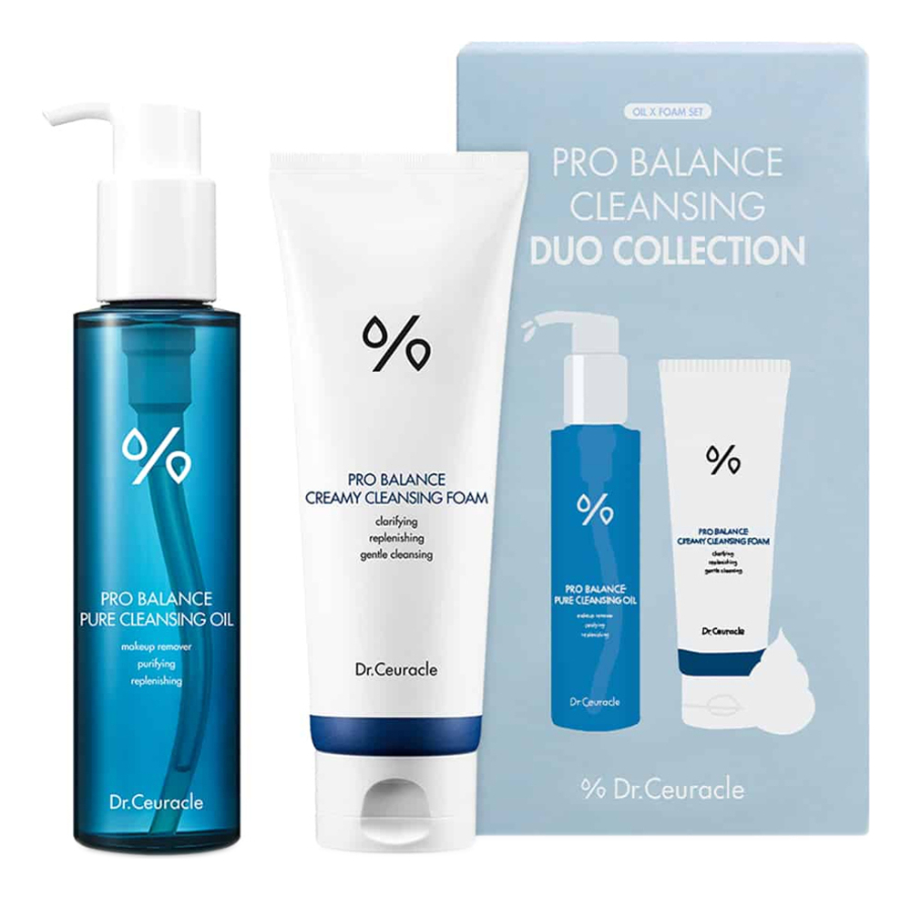 Dr. Ceuracle Набор для лица Pro Balance Cleansing Duo Collection (очищающее масло 155мл + пенка для умывания 150мл)