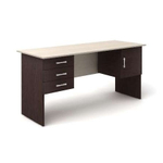 Стол рабочий с 2 тумбами (ящики и дверь) КАНЦ