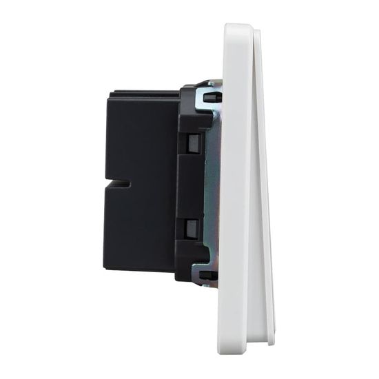 Выключатель ROUND 2 кл перекрестный (переключатель) 10А с/у перламутр KRANZ