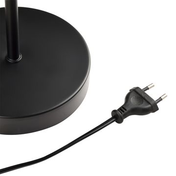 Торшер 1*Е27+1*E14 8042/2F черный/бежевый KAYA Lumion