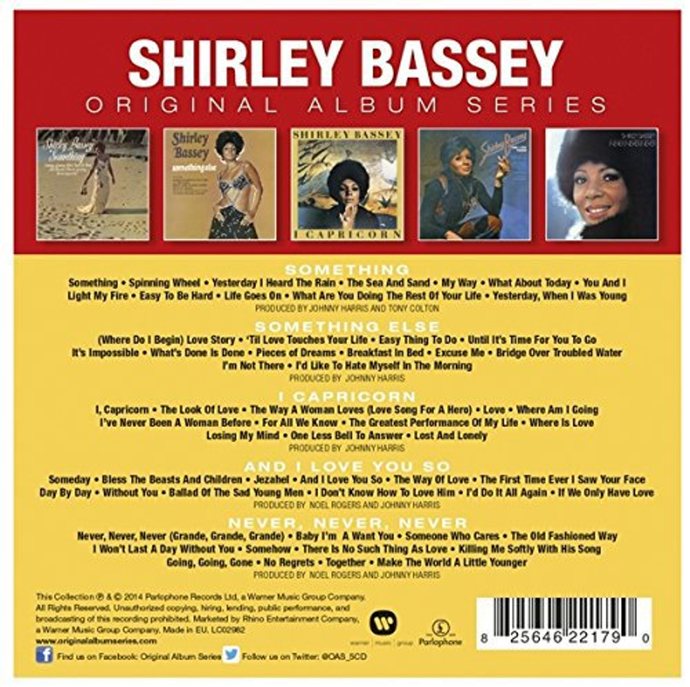 Shirley Bassey / Original Album Series (5CD)