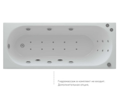 Акриловая ванна Aquatek (Акватек) Оберон 180x80 с каркасом