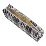 Пенал-косметичка "Monogram", 19*3,5*5см, 4 вида микс (Комплект 12шт.)