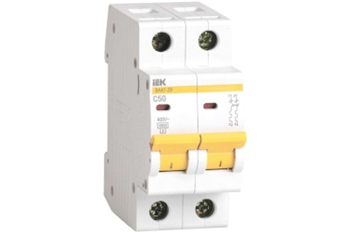 Автоматический выключатель ВА47-29 2Р 50А 4,5кА х-ка С ИЭК