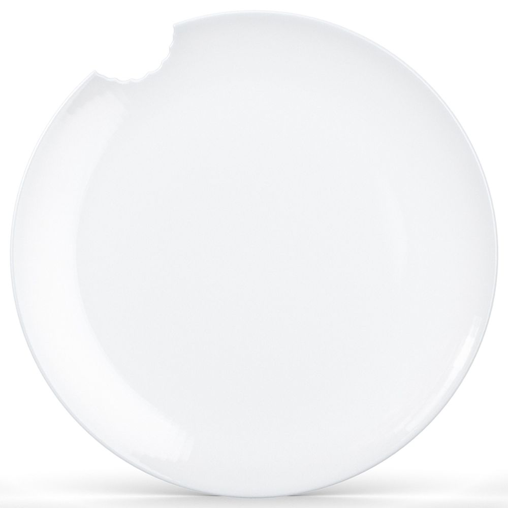 Набор из 2-х фарфоровых тарелок With bite T01.74.01, 28 см, белый
