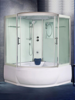 Душевая кабина WeltWasser  WW500 EMMER 15055-2 150х150 см,  прозрачное стекло, поддон высокий