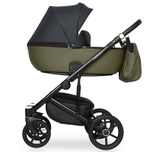 Детская коляска Riko Basic Ozon 3 в 1 02 черно-зеленый