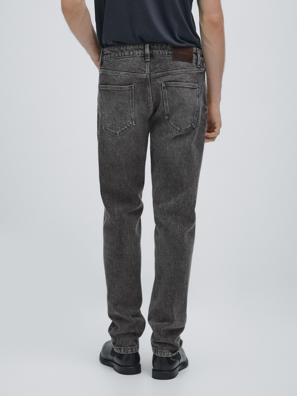 Massimo Dutti Джинсы Slim Fit, серый