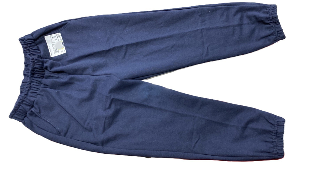 Брюки "Торонто-3" из футера с начесом темно-синие на рост 110,116,122 см