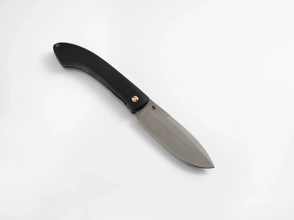 Складной нож "Пеликан", сталь Х12МФ, рукоять черный мореный граб