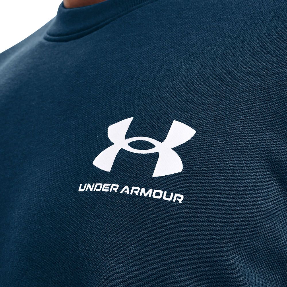 Мужское теннисное поло Under Armour Rival Terry LC Long Sleeve Men - Blue