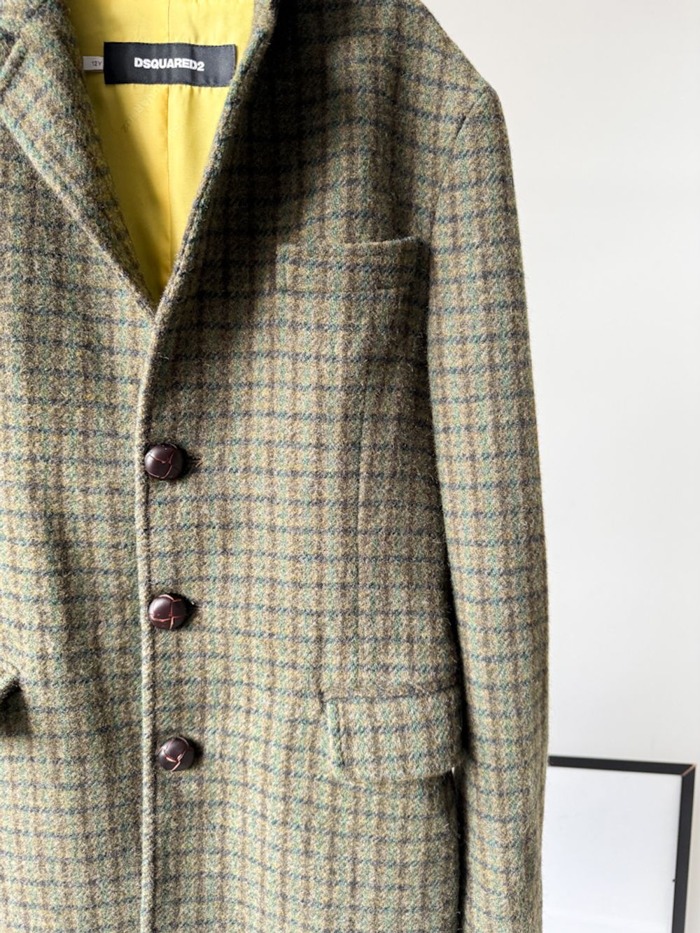 Шерстяное пальто Dsquared, 152