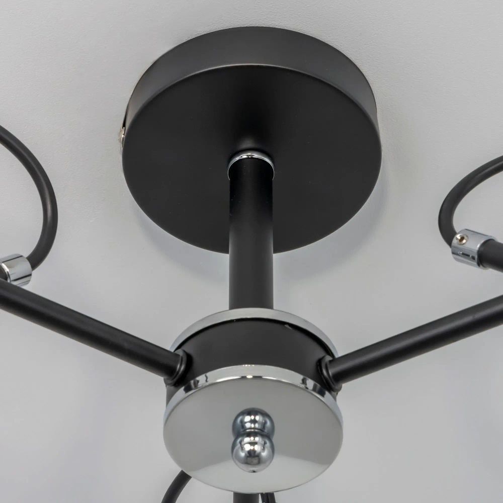 Citilux Стивен CL141231 Люстра потолочная Чёрная