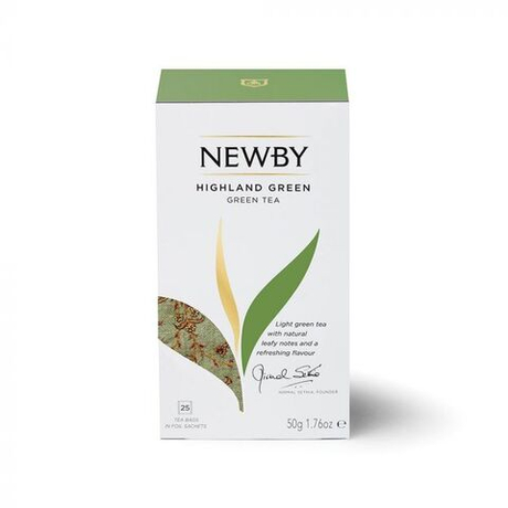 Чай зеленый Newby Высокогорный зеленый в пакетиках 25 шт