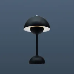 Настольный светильник Mary чёрный матовый