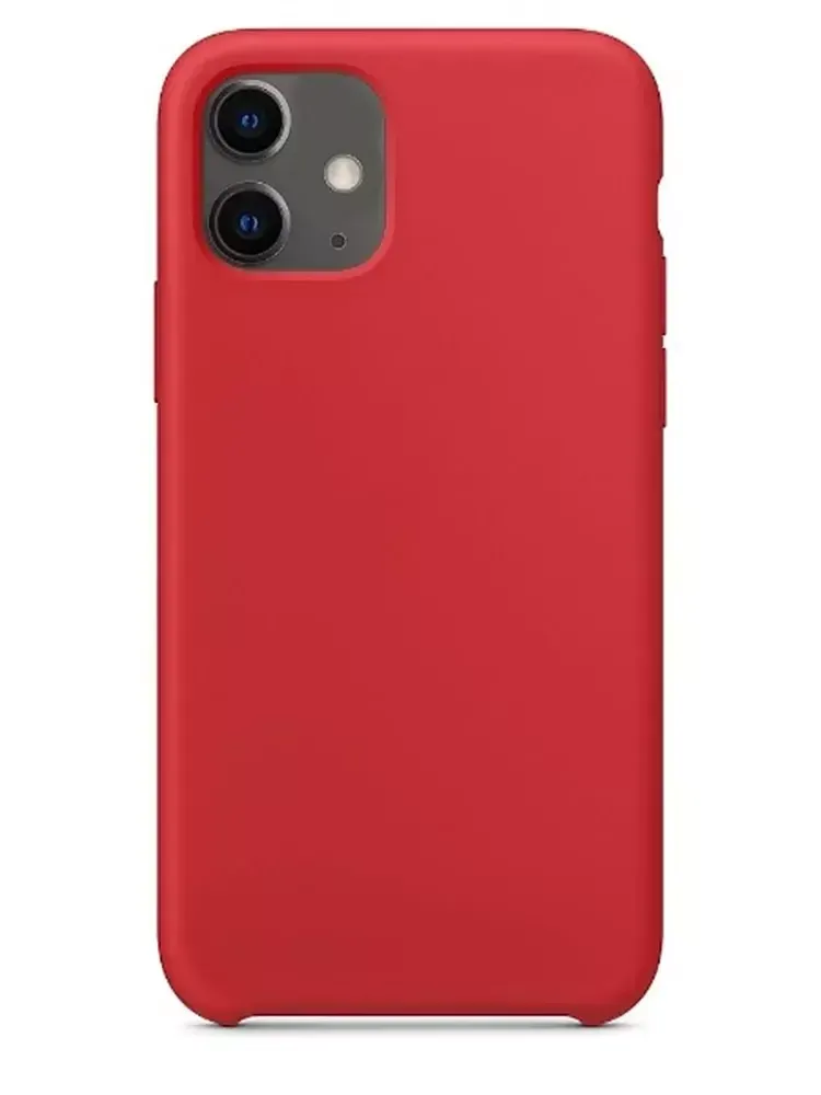 Накладка iPhone 11 силикон red