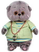 Кот Басик Беби в морском костюме 20 см BB-105