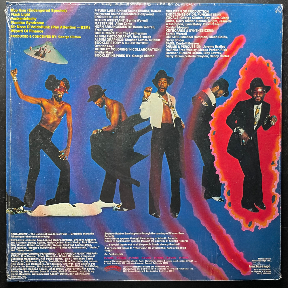Parliament ‎– Funkentelechy Vs. The Placebo Syndrome (США 1977г.)