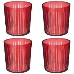 НАБОР БОКАЛОВ ИЗ 4 ШТУК "SICILIA" RED 380МЛ