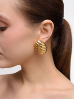 Серьги "Sections" Gold