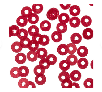 Пайетки "Zlatka" россыпью ZF-02 19х7мм 5х10 г №03 красный