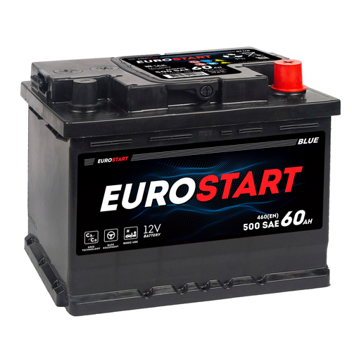 Аккумулятор EUROSTART Blue (60Ah, 460A, R+) EB600