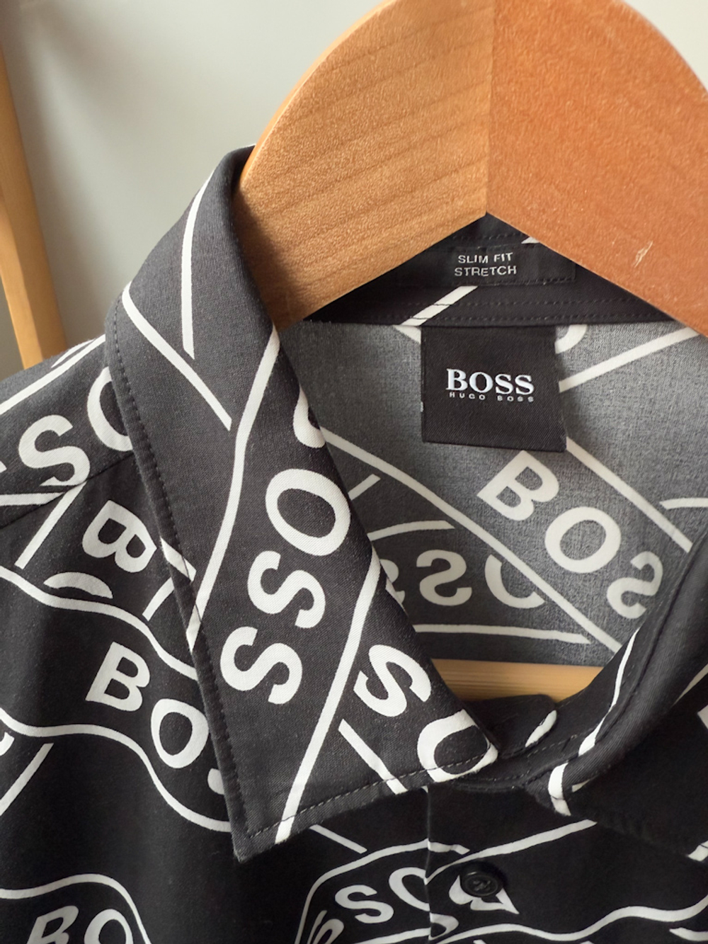 Хлопковая рубашка Boss, M