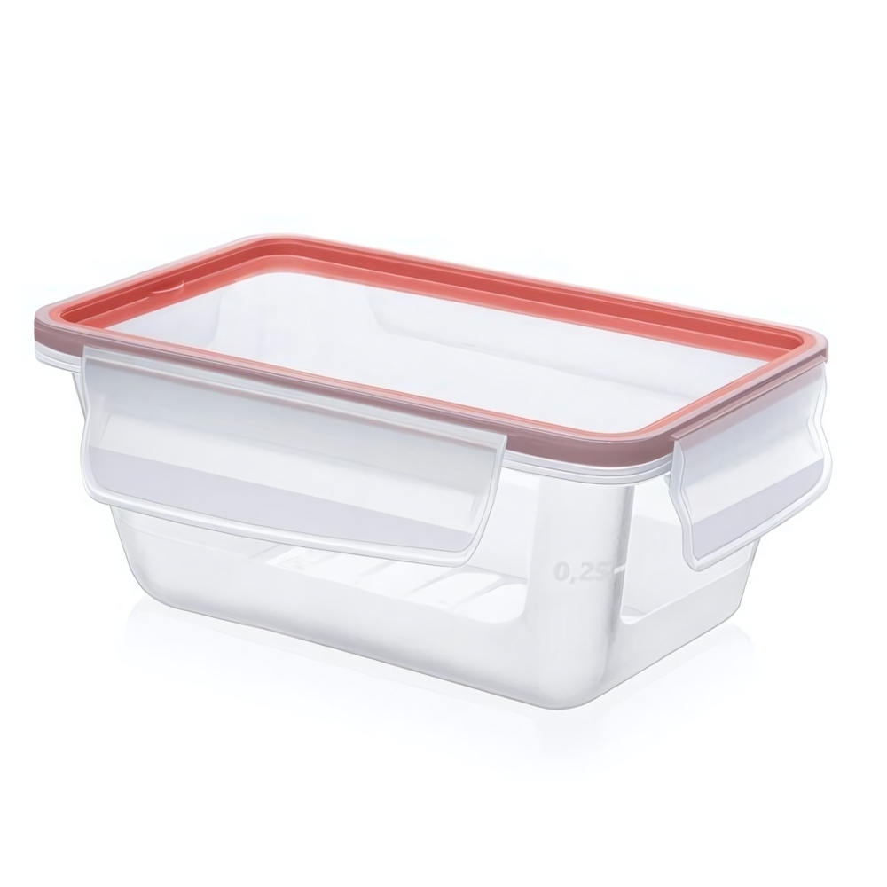 Контейнер для продуктов герметичный "Click&Lock" 0,5 л (прозрачный) с мерной шкалой