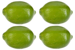 Набор из 4-х шт декор "Лимоны" зеленые 45гр пластик
