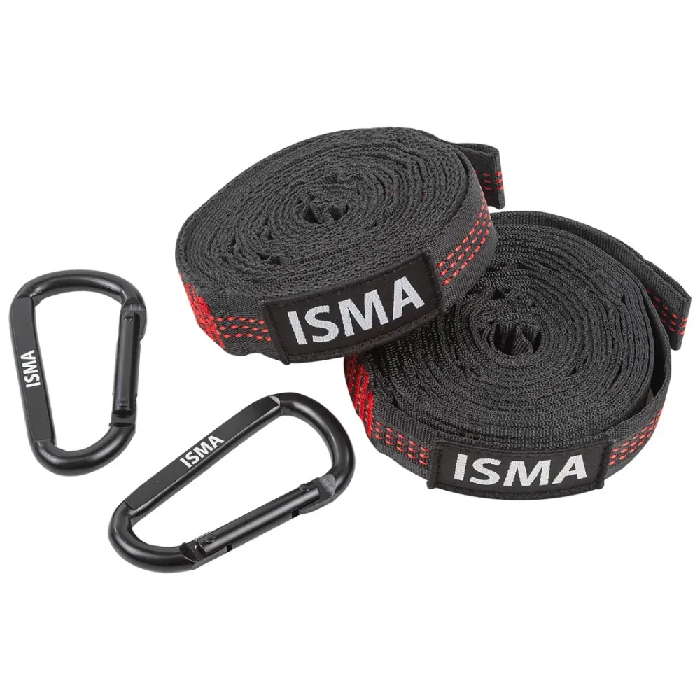 Лента для крепления гамака с карабинами ISMA ISMA-HS-002