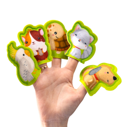 Пальчиковый кукольный театр Домашние животные